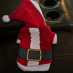 XS Santa Dog Outfit